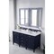 James Martin Vanities Brittany 60in Double Vanity, Victory Blue w/ 3 CM White Zeus Quartz Top 650-V60D-VBL-3WZ - alternate 5